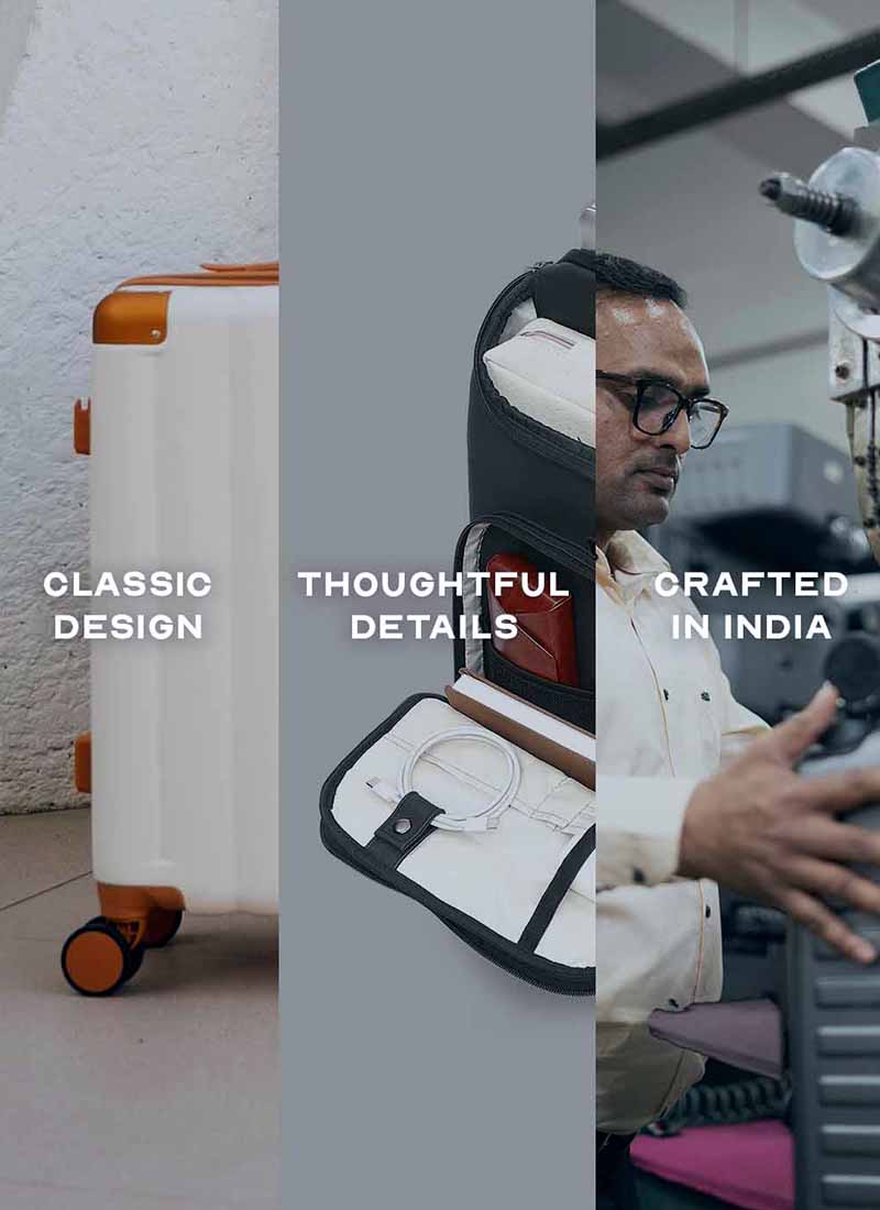 Odyssey Combo | Ocean | Set of 3 Hard Luggage
