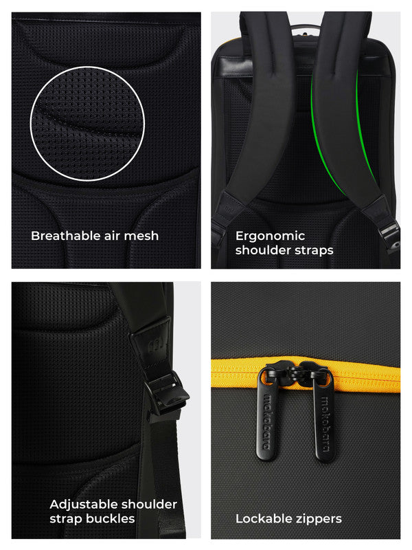 The Transit Backpack Unisex Multipurpose Bag_Money Moves Sunray
