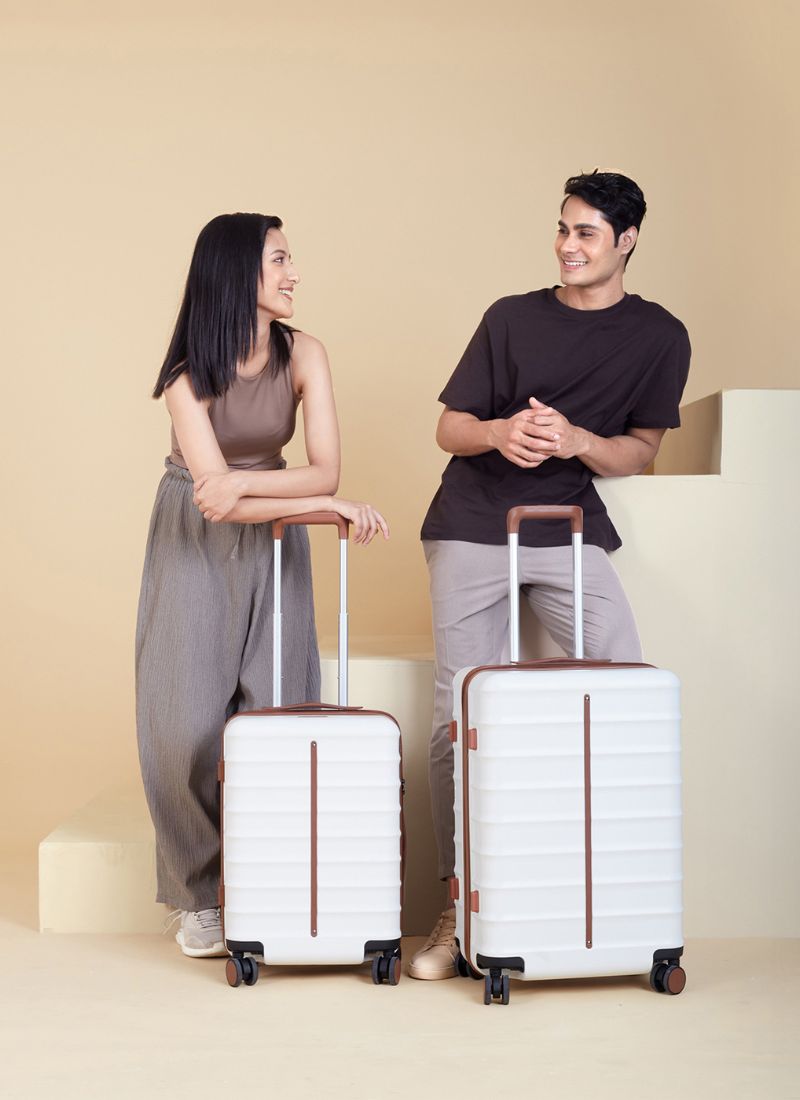 Odyssey Combo | Sand | Cabin+Medium Hard Luggage