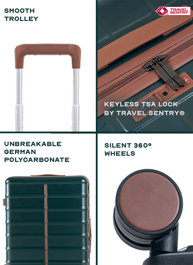 Odyssey Combo | Forest | Medium+Large Hard Luggage