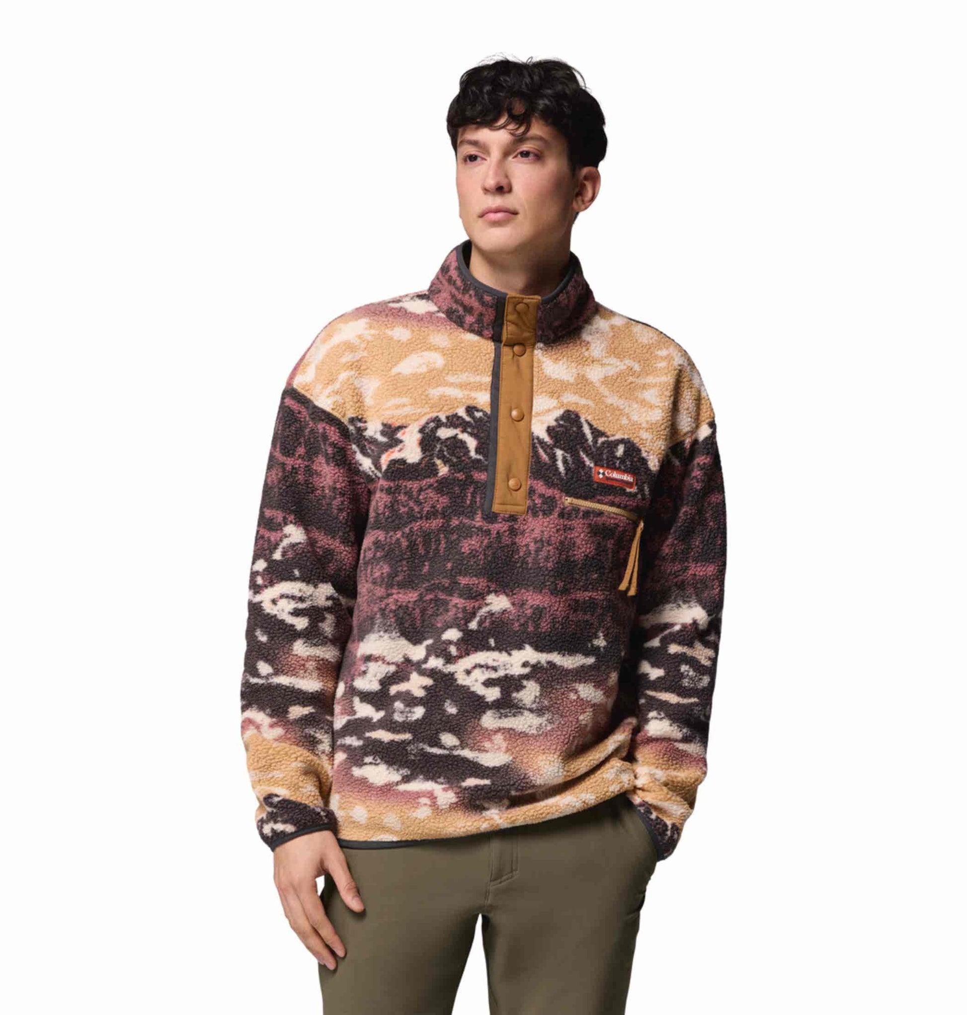 Columbia Men Maroon Helvetia II Pullover
