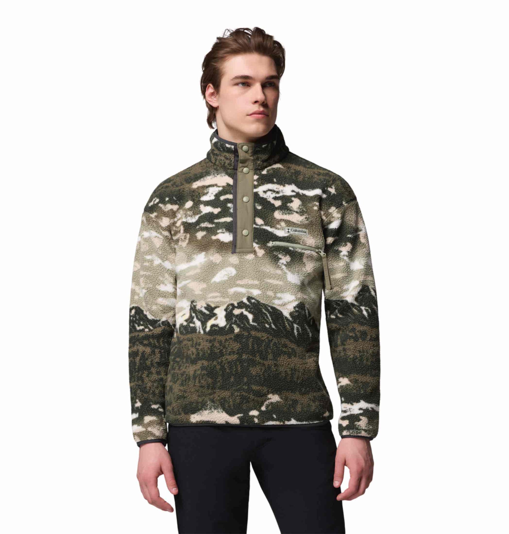 Columbia Men Green Helvetia II Pullover