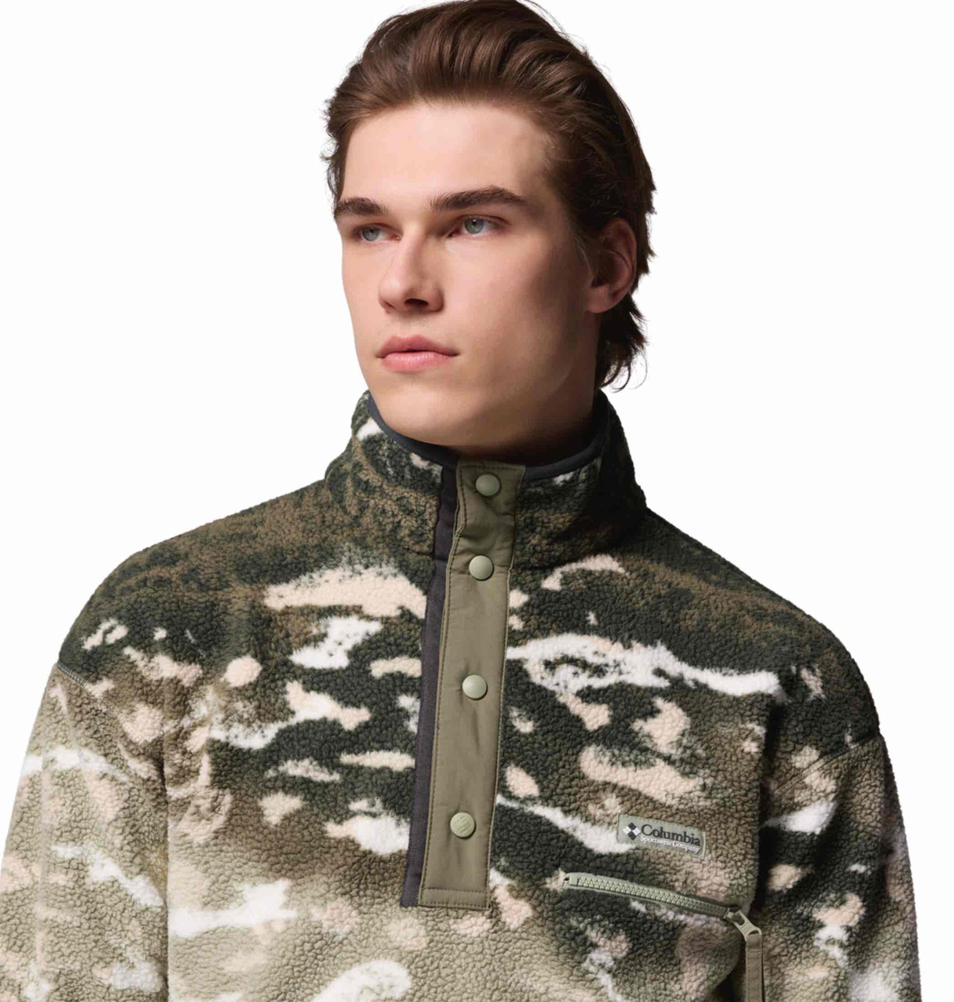 Columbia Men Green Helvetia II Pullover