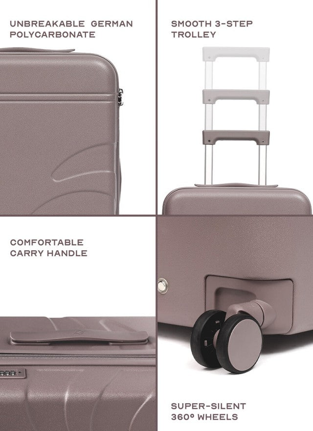 Flowe Combo | Brown | Medium+Large Hard Luggage