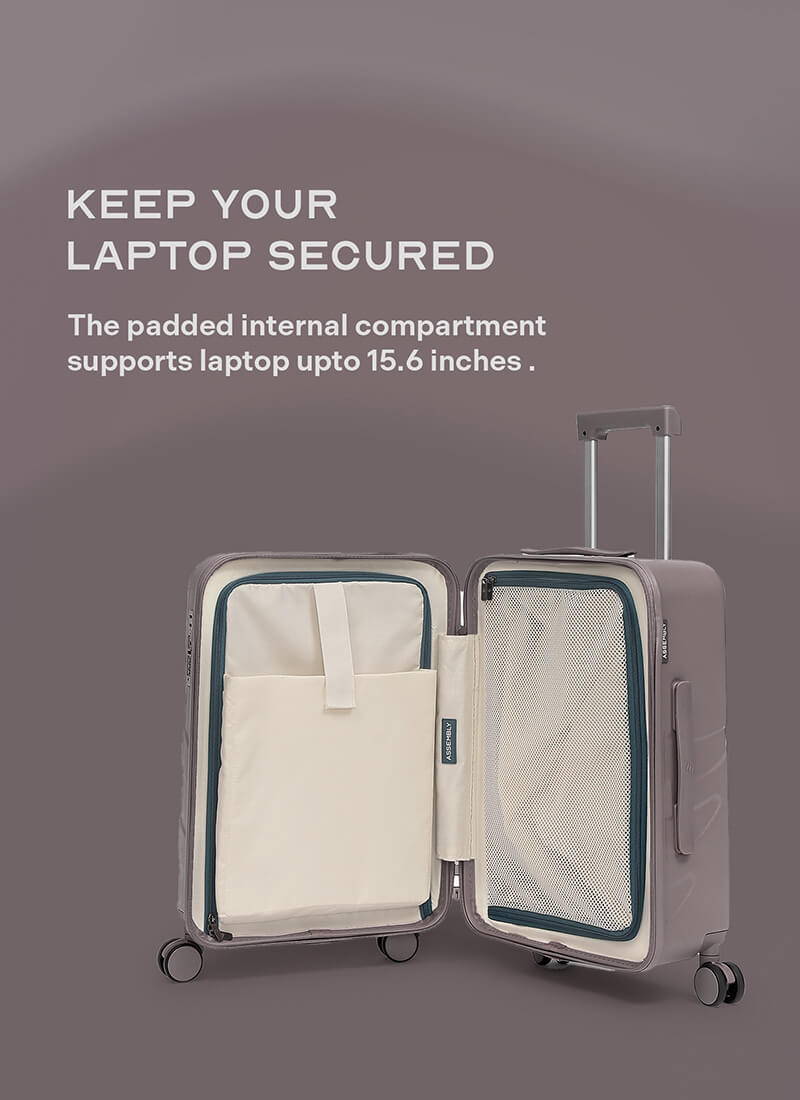 Flowe Combo | Brown | Set of 3 Hard Luggage