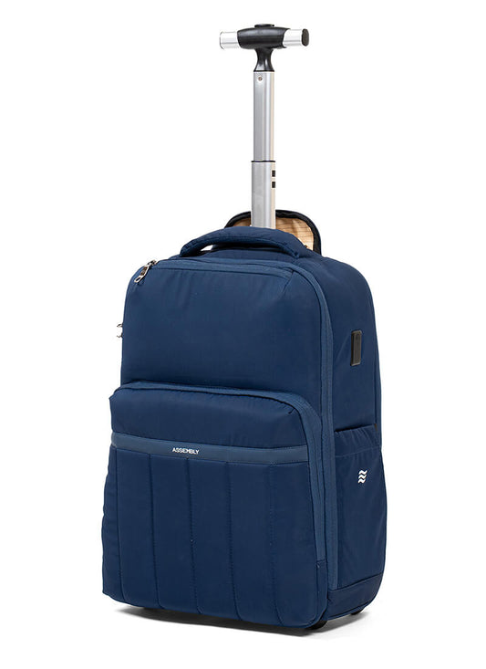 Rover Trolley Backpack | Blue | Convertible Laptop Bag for Professionals