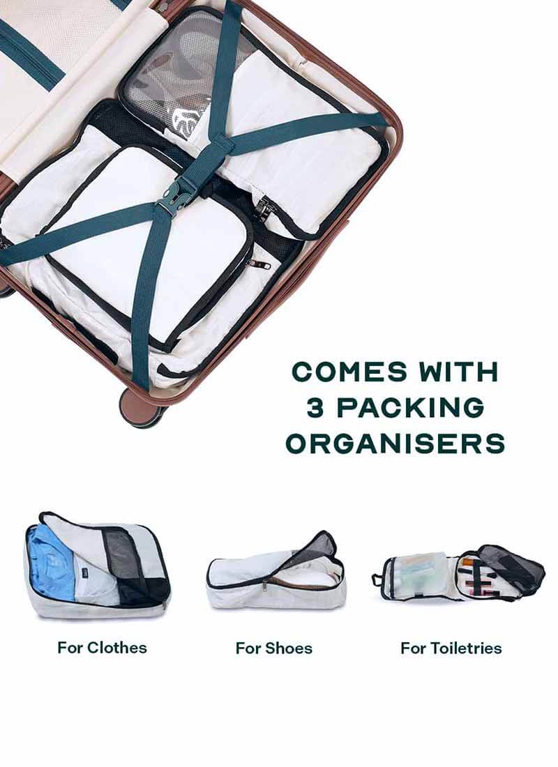 Odyssey Combo | Ocean | Cabin+Large Hard Luggage