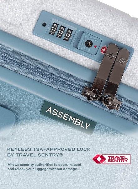 Flowe Combo | Blue | Set of 3 Hard Luggage