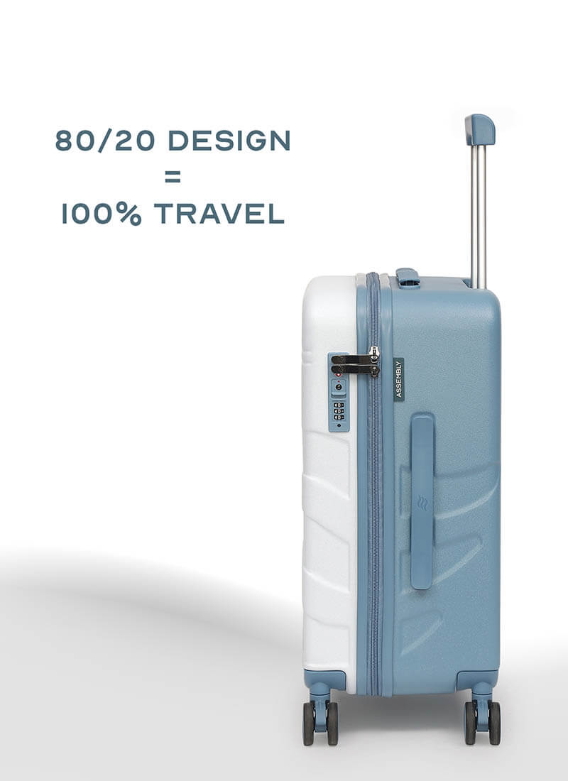 Flowe Combo | Blue | Cabin+Large Hard Luggage