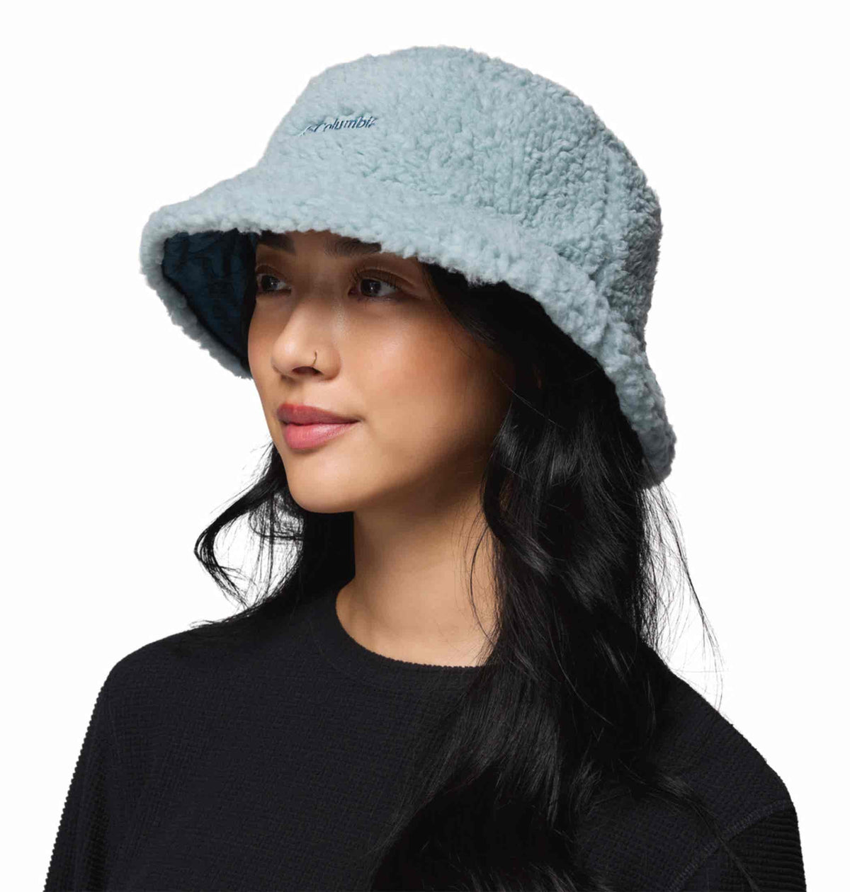 Columbia Unisex Teal OmniShield Winter Pass II Reversible Bucket Hat