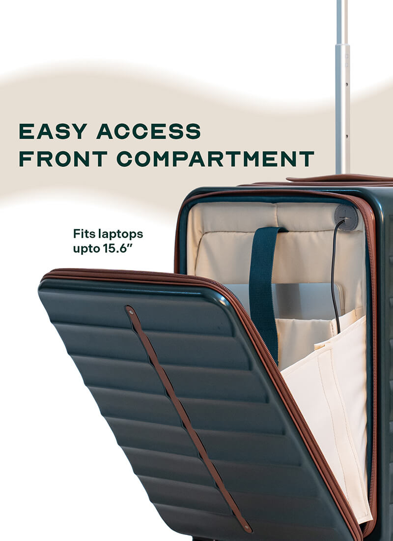 OdysseyPro Combo Set of 3 | Forest | CabinPro+Medium+Large Hard Luggage