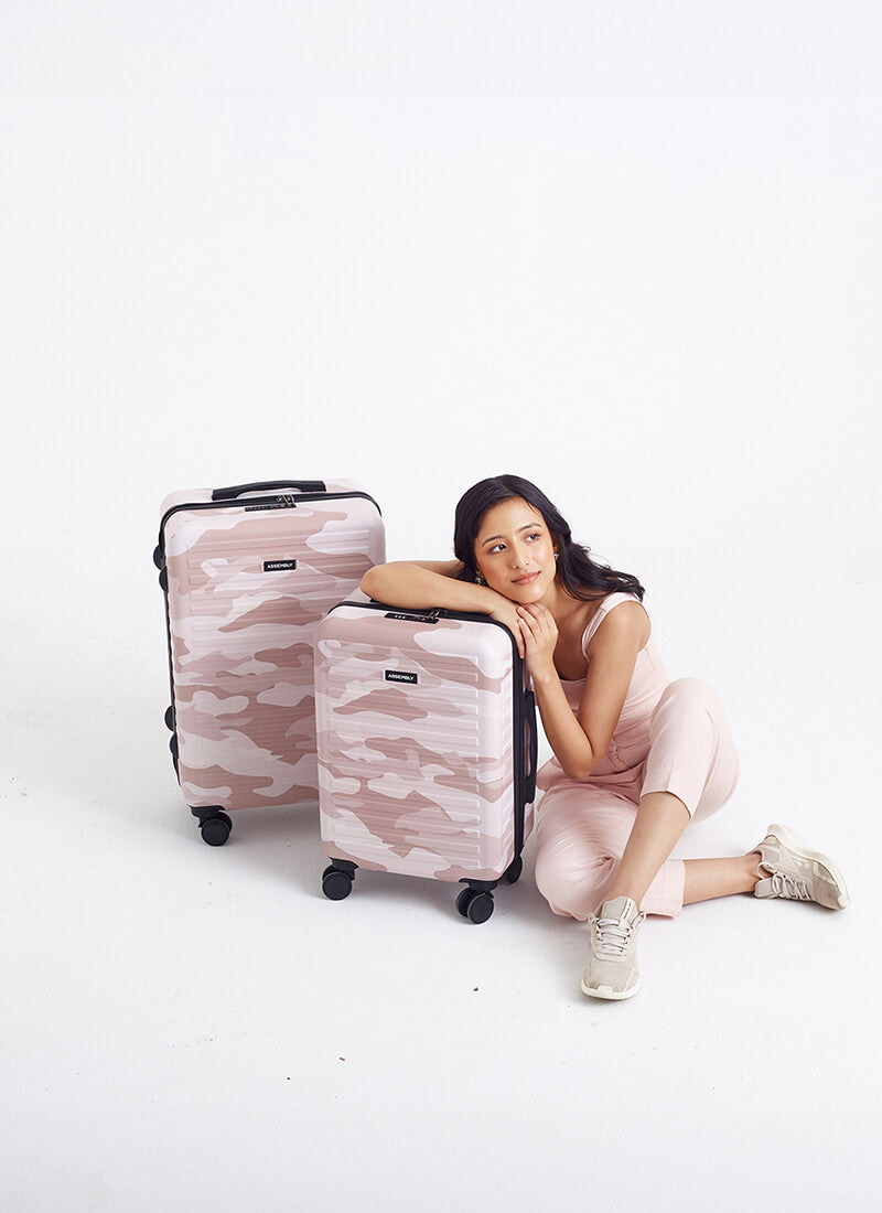 Stark Combo | Camo Peach | Cabin+Medium Luggage