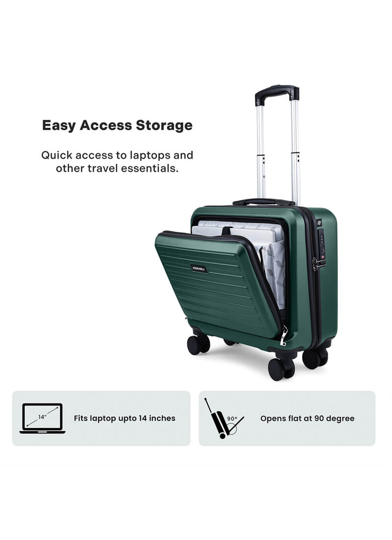 StarkPro Overnighter | Green | Overnighter Hard Luggage