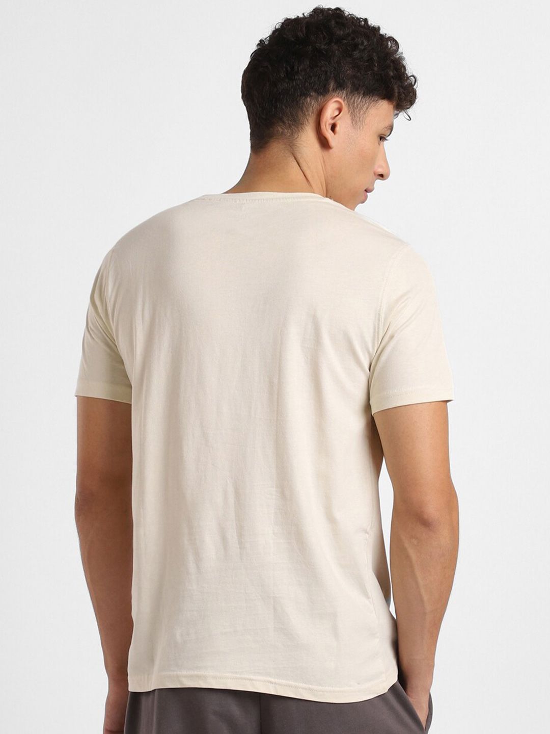 NOBERO Men Pack of 3 Round Neck Cotton T-shirt