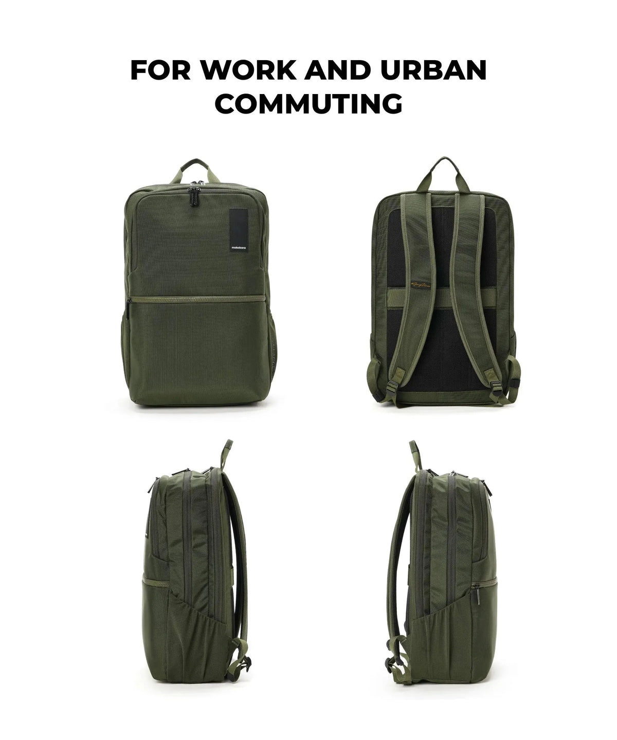 The Kaleido Backpack for Work, Travel, and Daily Use_Seaweed Green