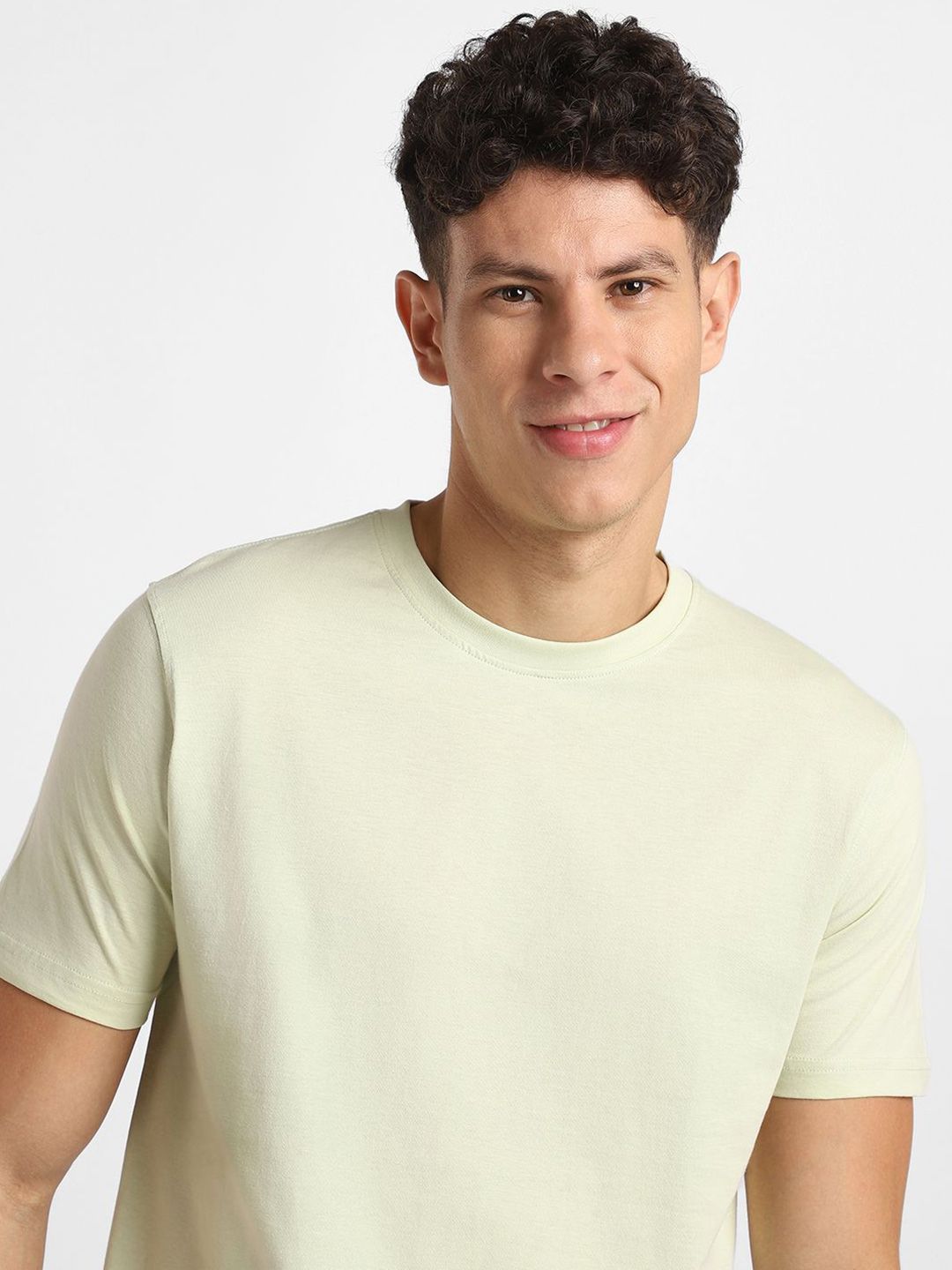 NOBERO Men Pack of 3 Round Neck Cotton T-shirt