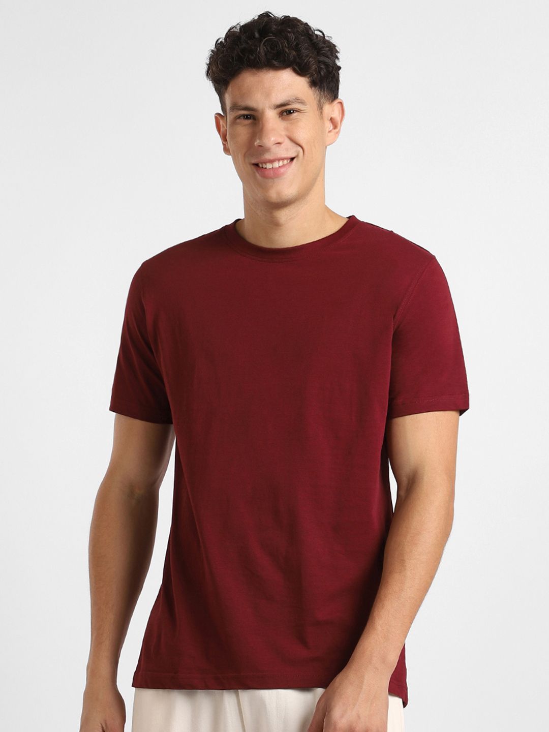 NOBERO Men Pack of 3 Cotton T-shirt