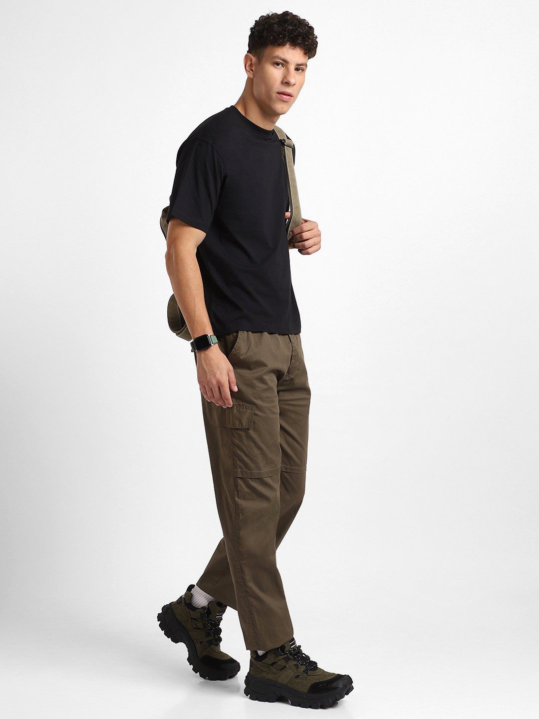 NOBERO Men Oversized Round Neck Cotton T-Shirt Pack