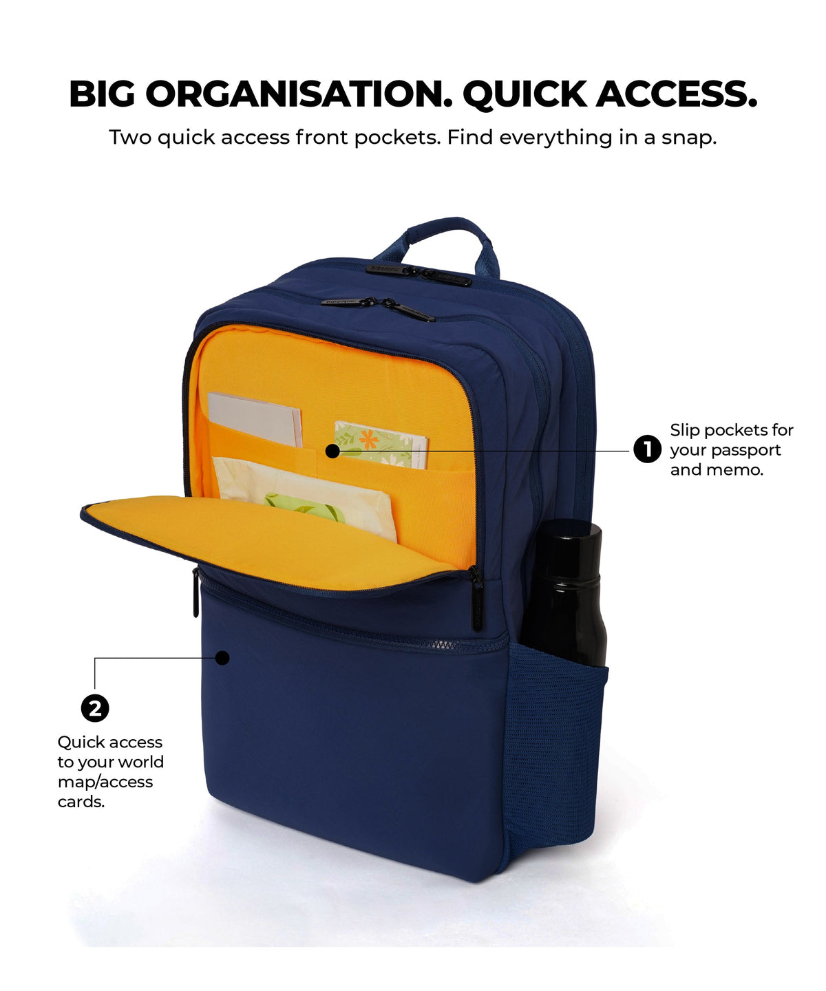 The Kaleido Backpack for Work, Travel, and Daily Use_Deep Dive (plush)