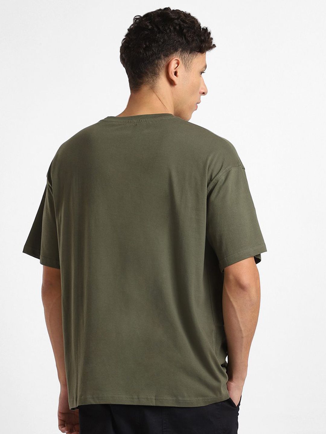 NOBERO Men Pack of 2 Oversized Cotton T-shirt