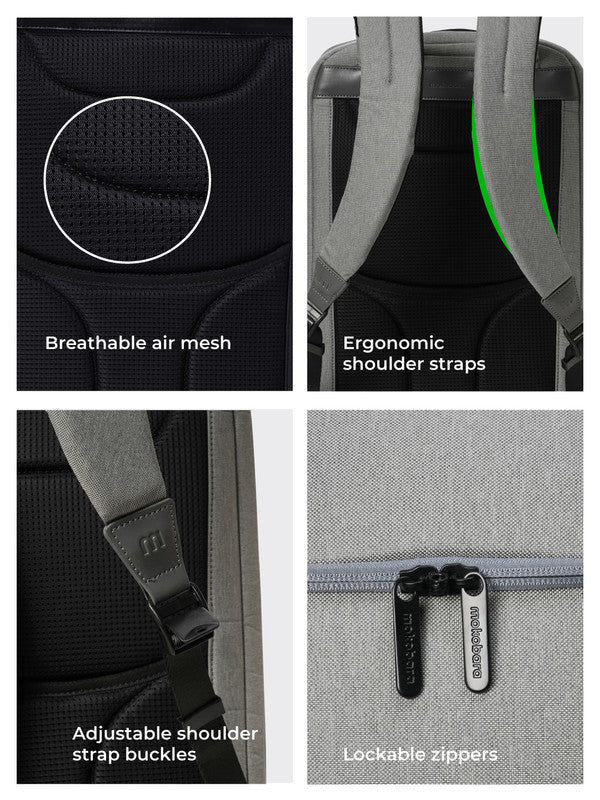 The Transit Backpack Unisex Multipurpose Bag_Seize The Gray