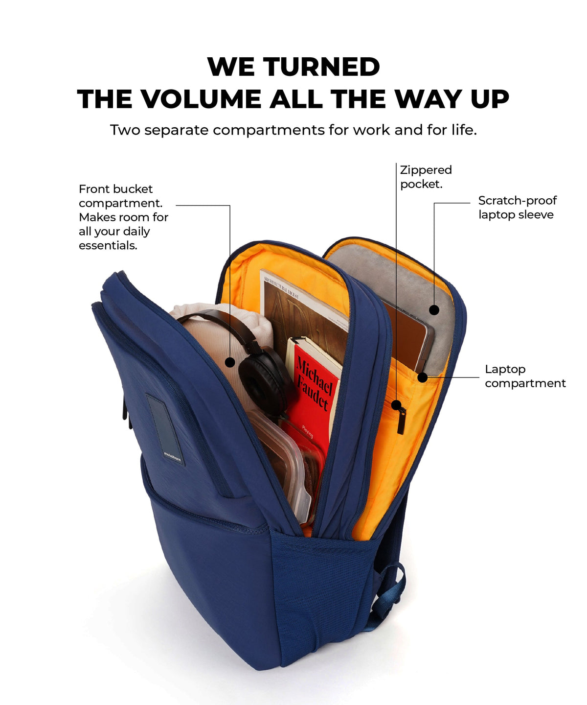 The Kaleido Backpack for Work, Travel, and Daily Use_Deep Dive (plush)