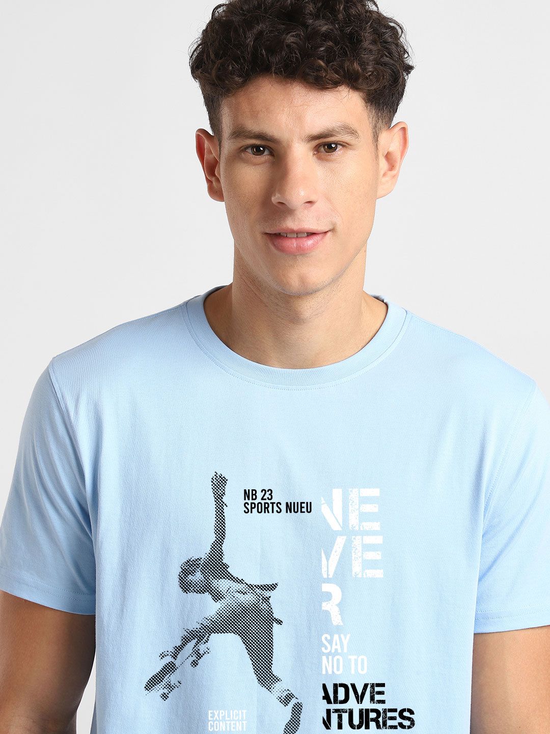 NOBERO Men Typography Cotton T-Shirt Pack of 2