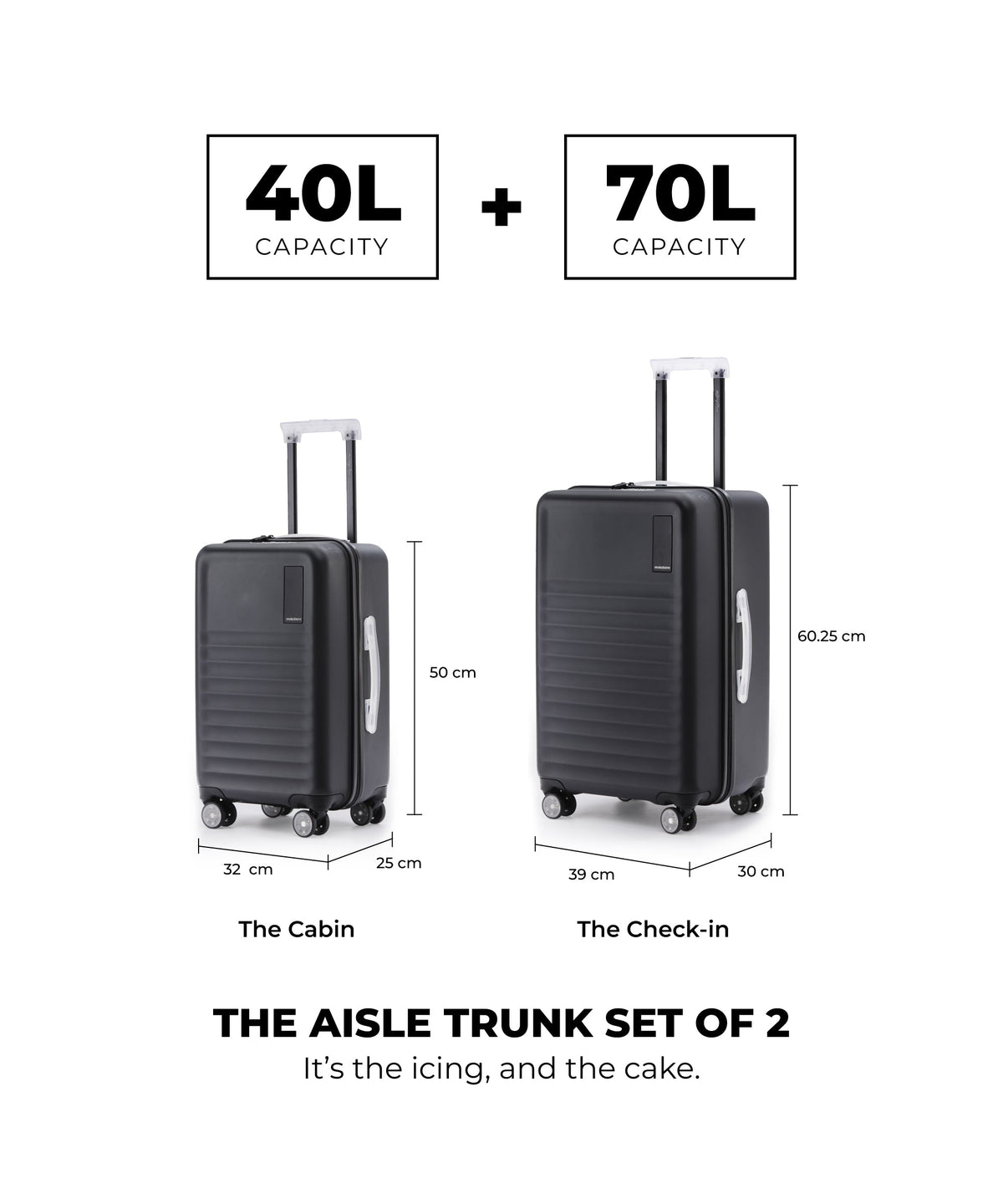 The Aisle Trunk - Set of 2_Black