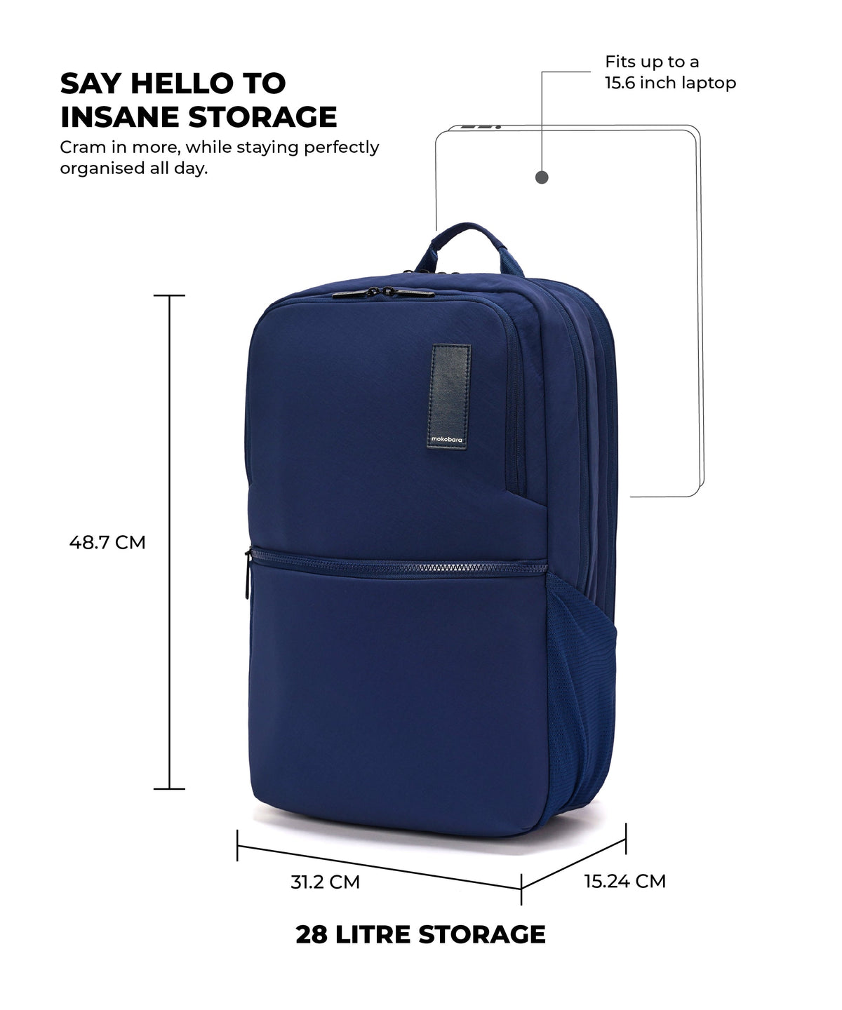 The Kaleido Backpack for Work, Travel, and Daily Use_Deep Dive (plush)