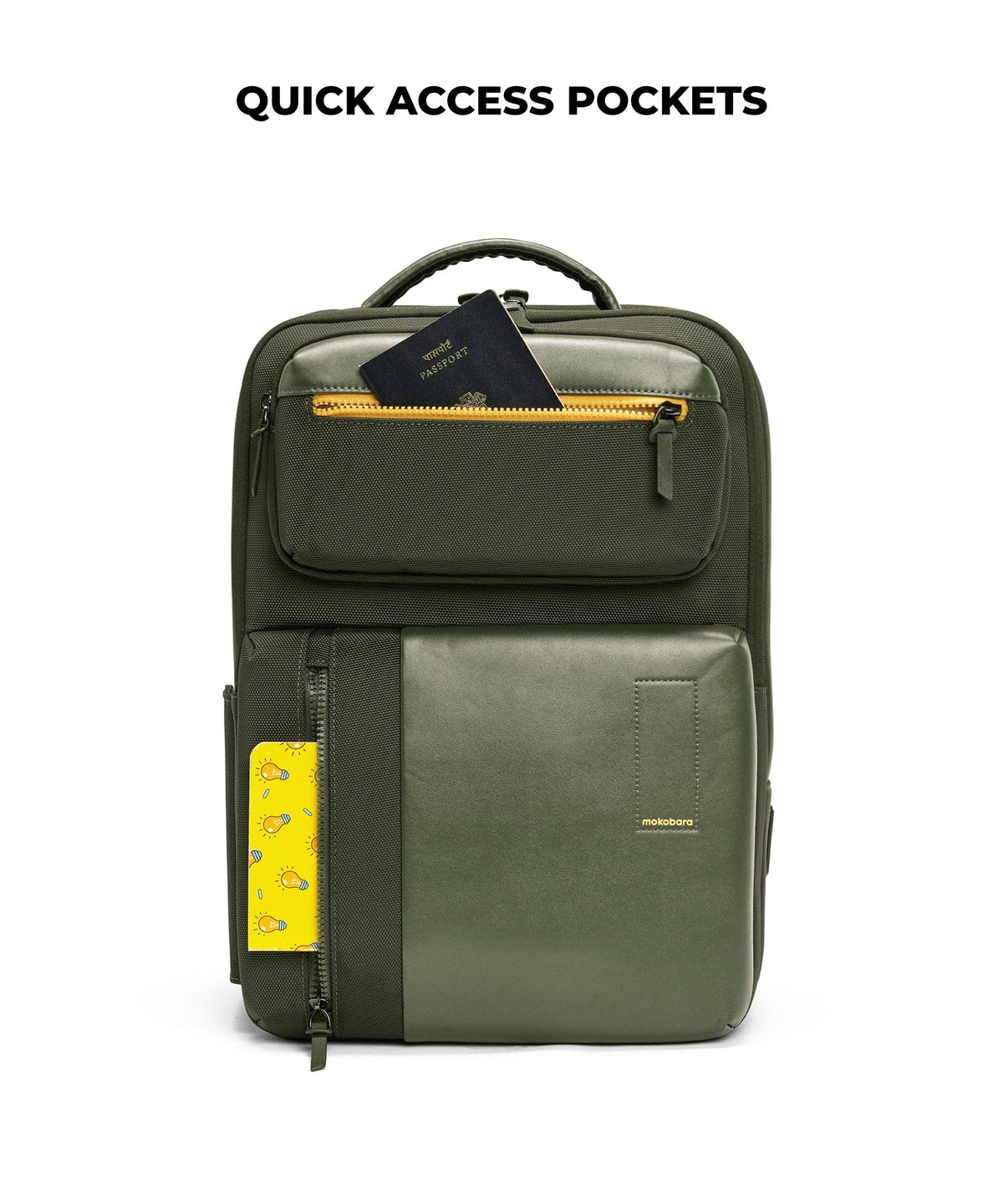 Mokobara Small 19 L Laptop Backpack The Work 2.0_Home Grown Sunray