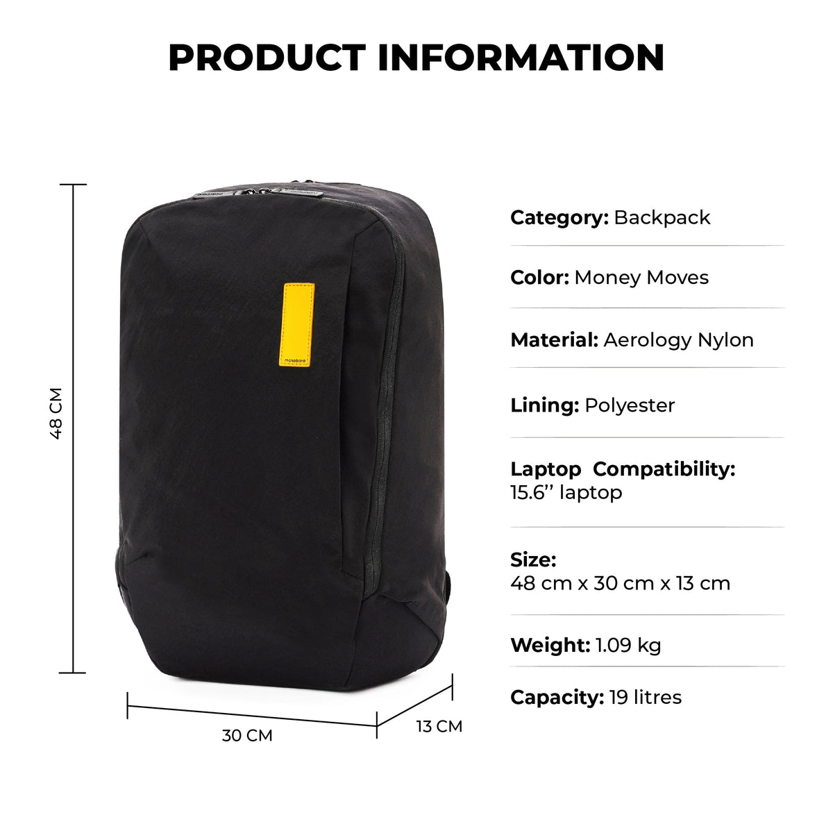 The Aisle Backpack, Ergonomic Design With Padded Straps_Money Moves