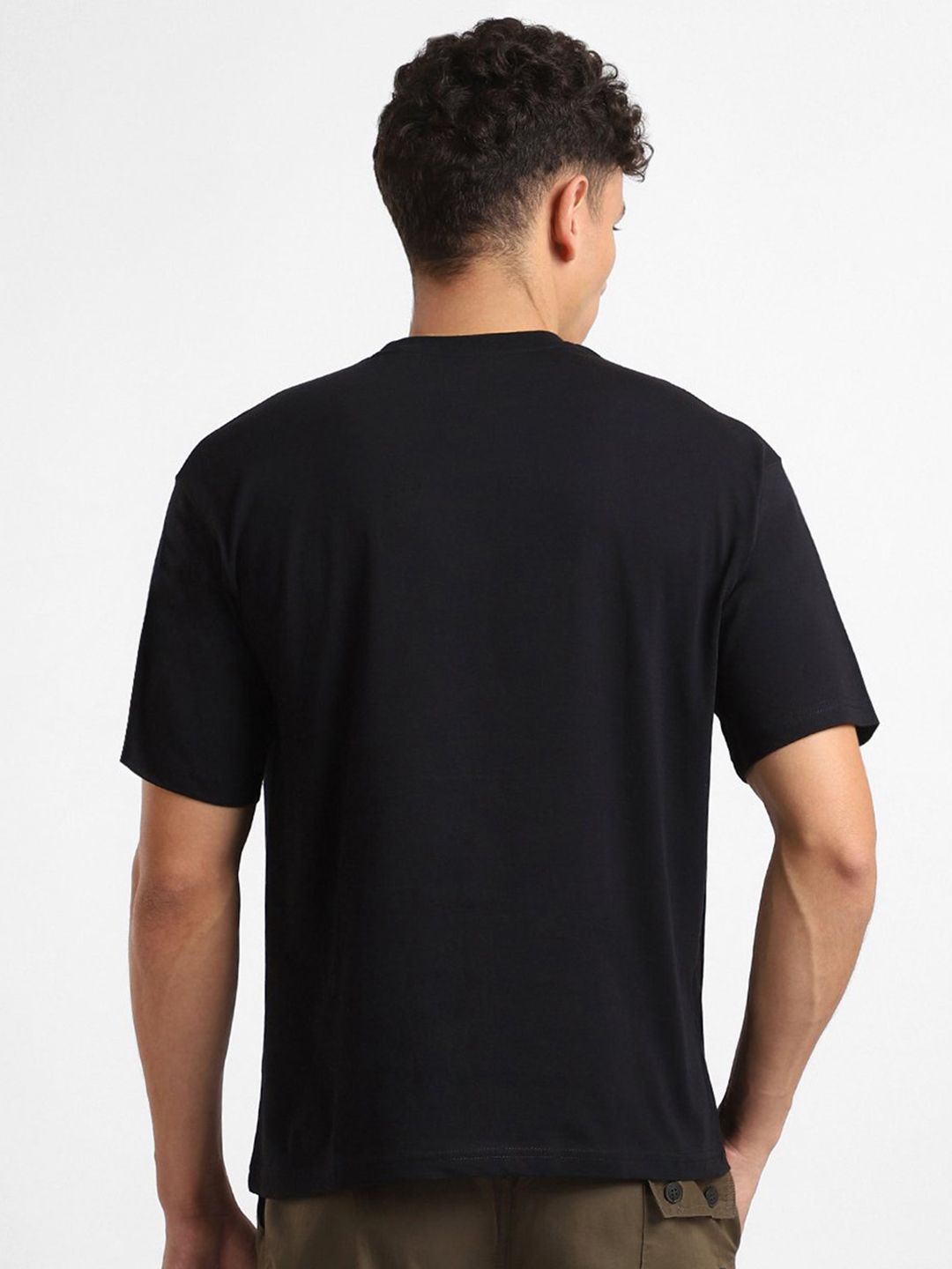 NOBERO Men Pack of 2 Oversized Round Neck Cotton T-shirt