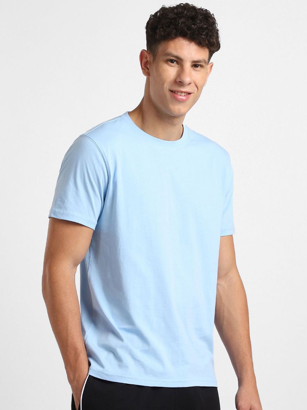 NOBERO Men Pack of 3 Round Neck Cotton T-shirt