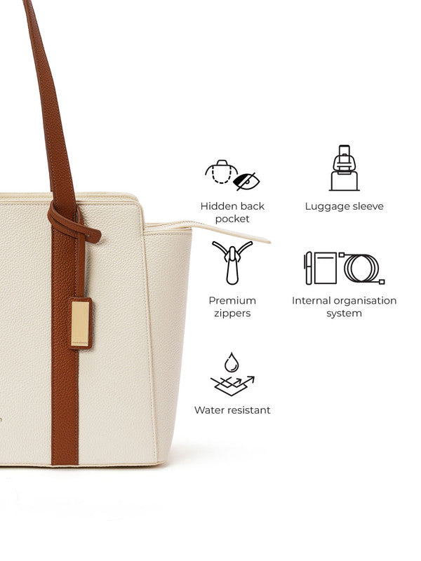 The Sunflower Tote_Coconut Cream