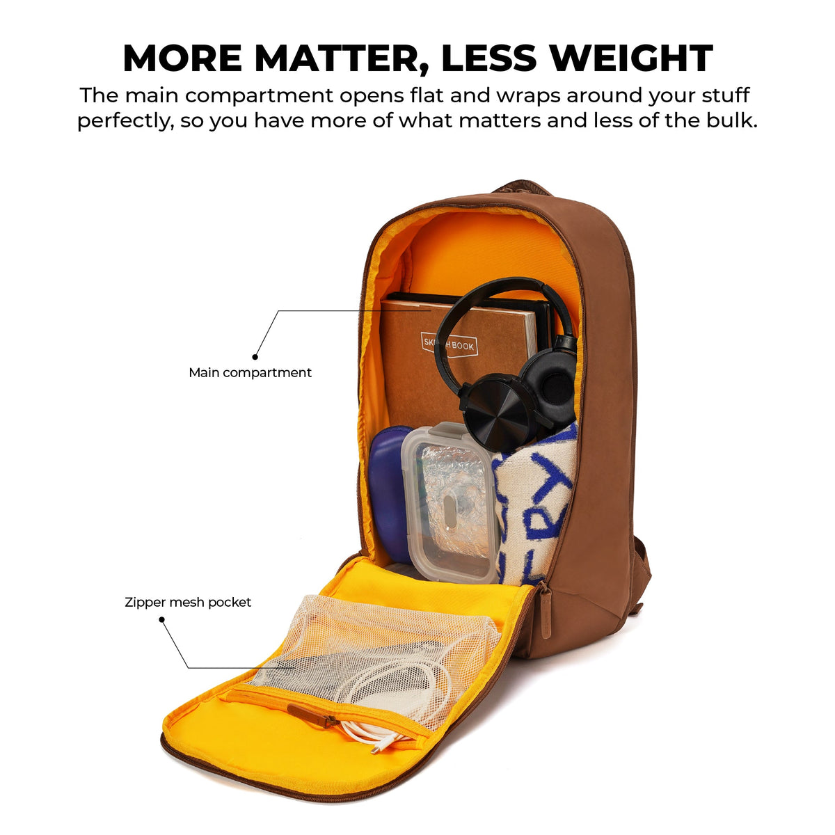 The Aisle Backpack, Ergonomic Design With Padded Straps_Bear Hug