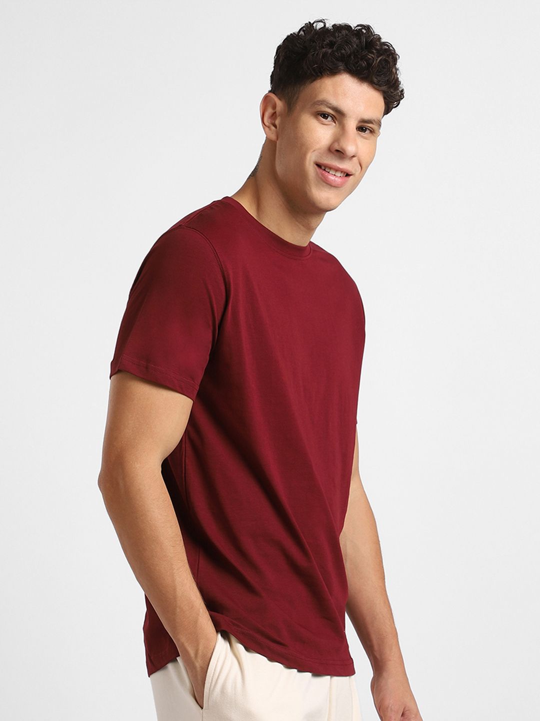 NOBERO Men Pack of 3 Cotton T-shirt