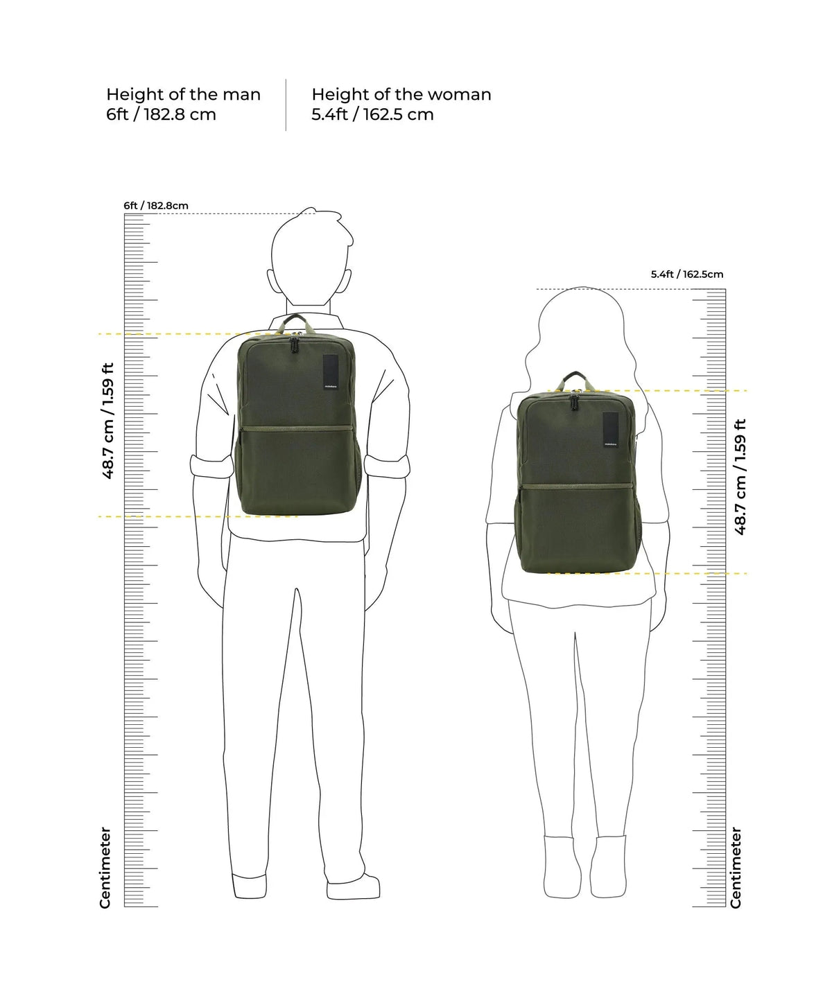 The Kaleido Backpack for Work, Travel, and Daily Use_Seaweed Green