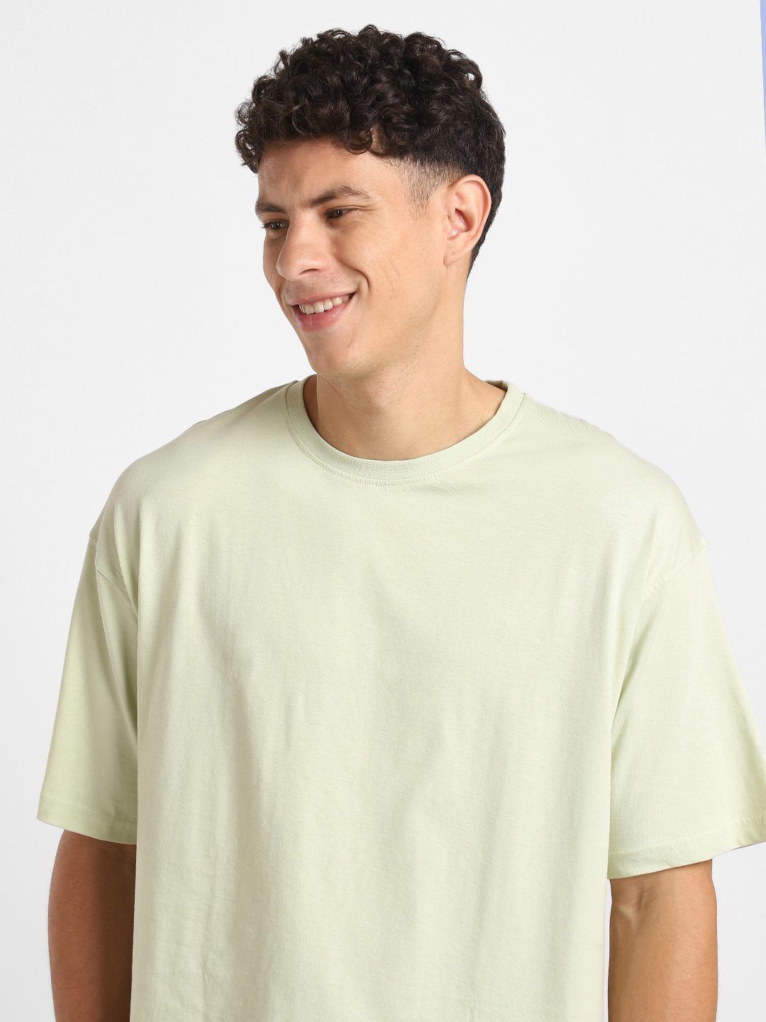 NOBERO Men Pack of 2 Oversized Cotton T-shirt