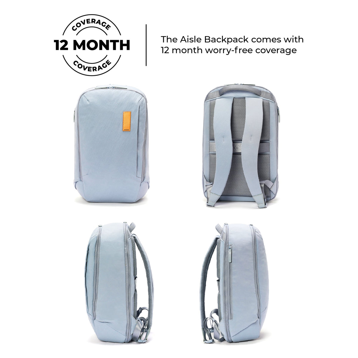 The Aisle Backpack, Ergonomic Design With Padded Straps_Nice Ice