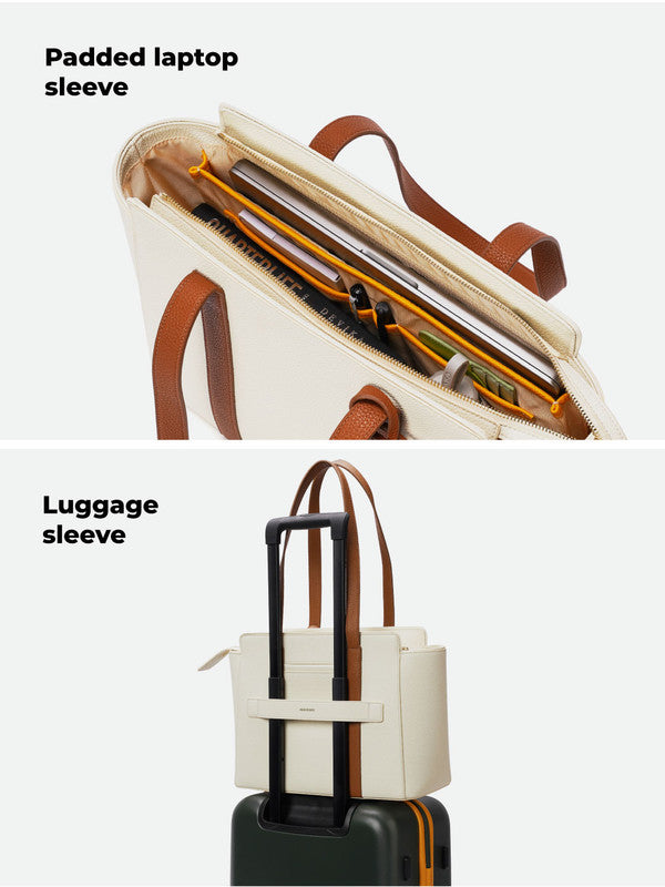 The Sunflower Tote_Coconut Cream
