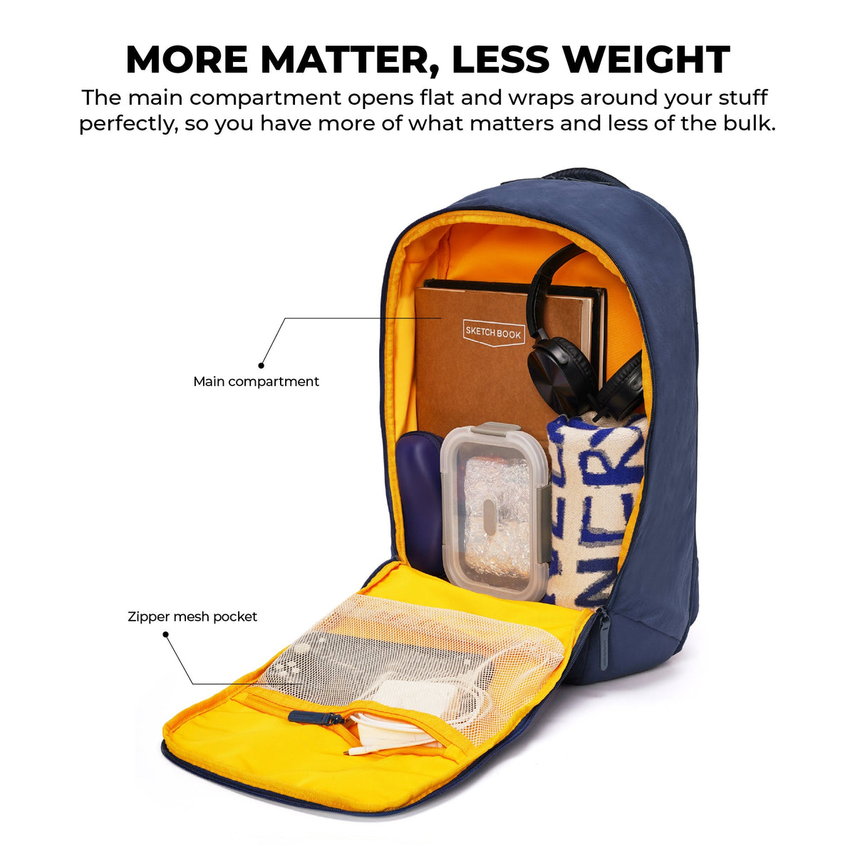 The Aisle Backpack, Ergonomic Design With Padded Straps_Good Genes