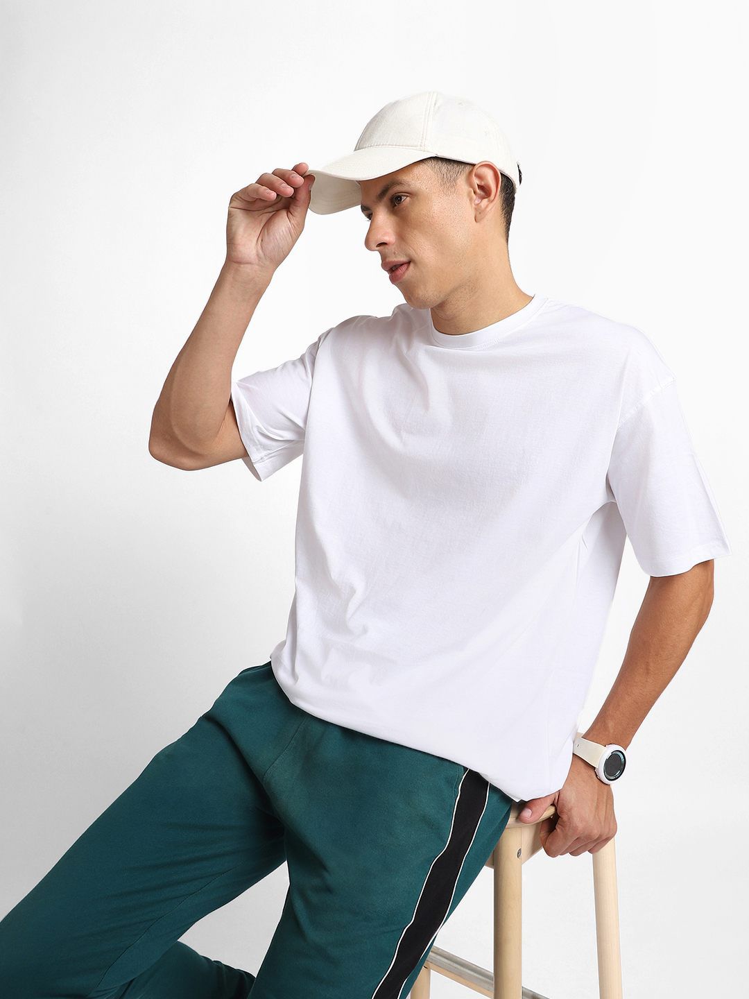 NOBERO Men Relaxed Fit Round Neck Cotton T-Shirt Pack