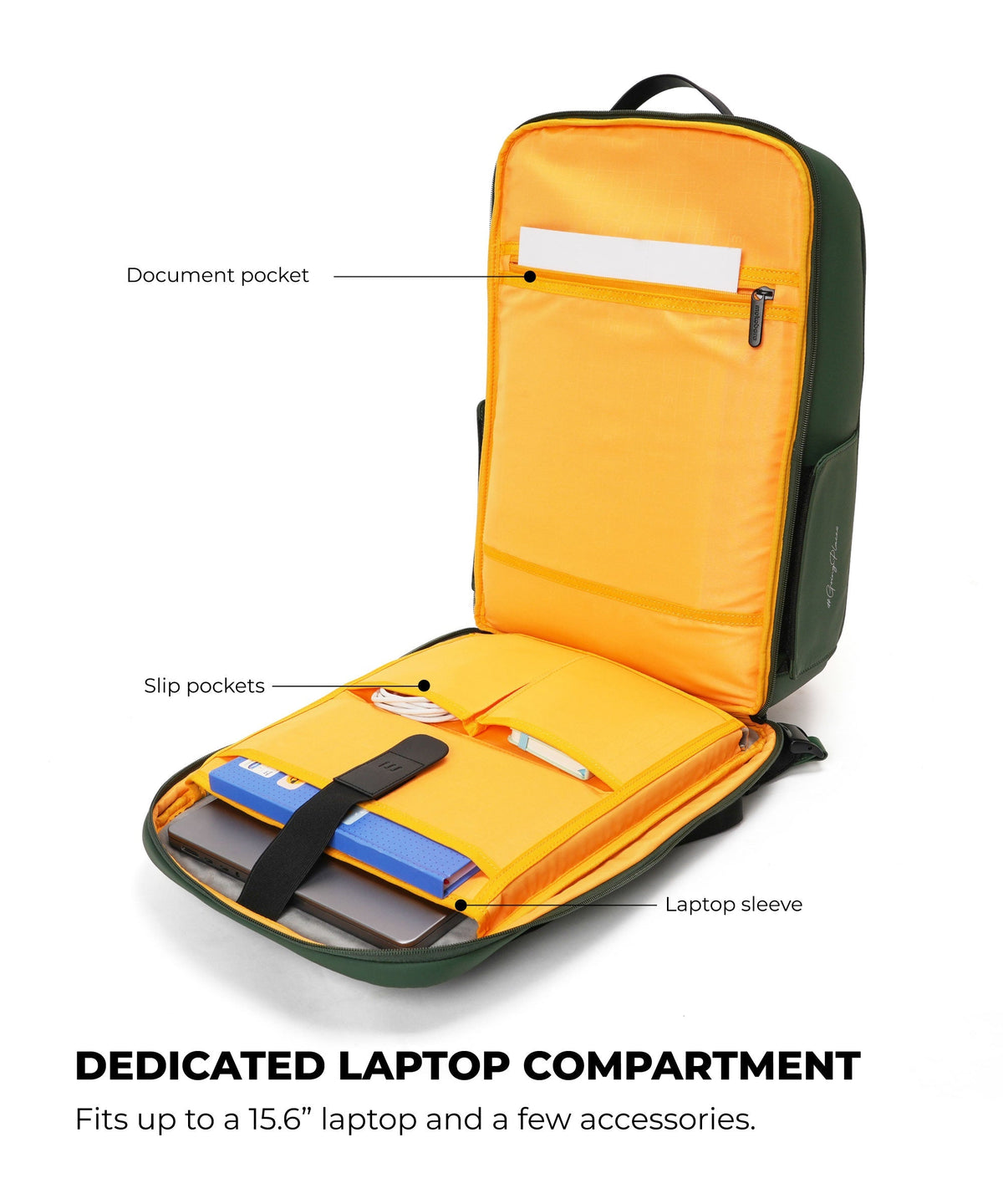 The Autopilot Backpack Multipurpose Laptop Backpack_Green Energy