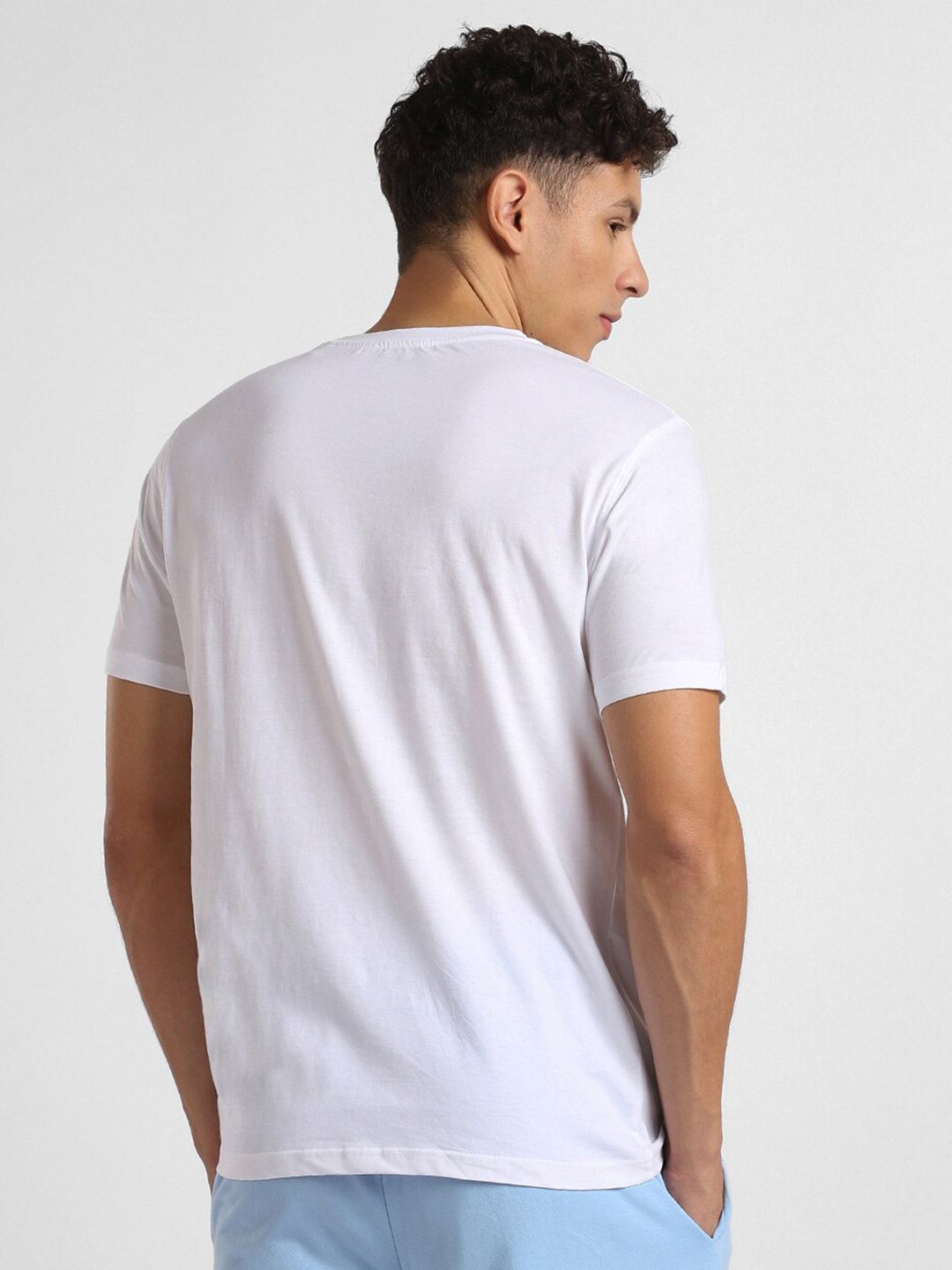 NOBERO Pack of 2 Men Graphic Printed Cotton T-shirt