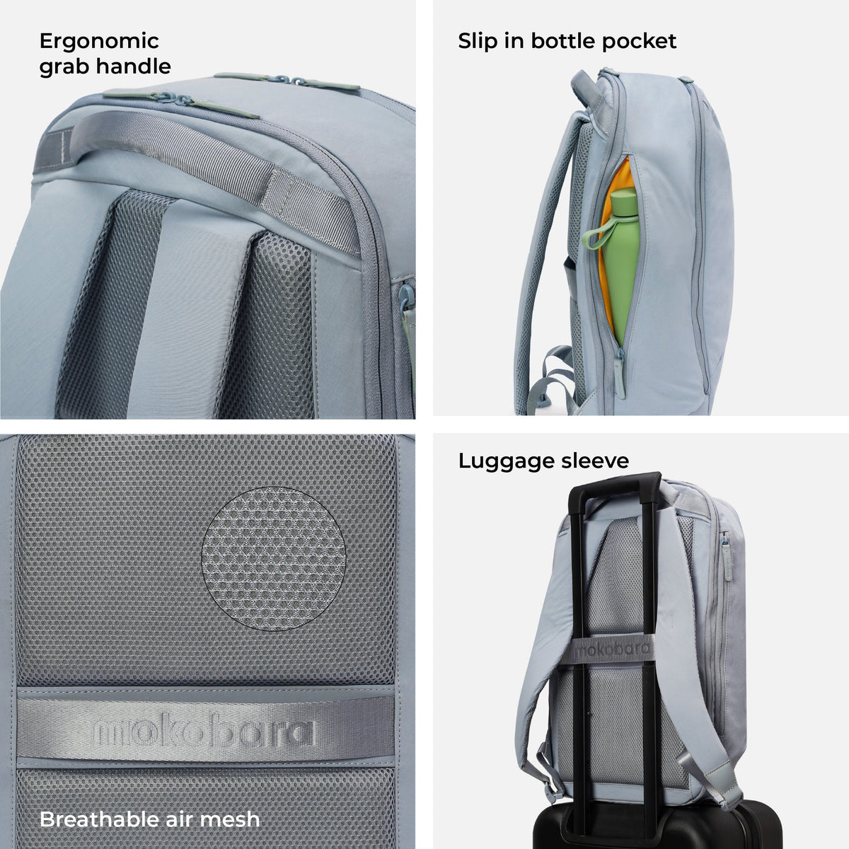 The Aisle Backpack, Ergonomic Design With Padded Straps_Nice Ice