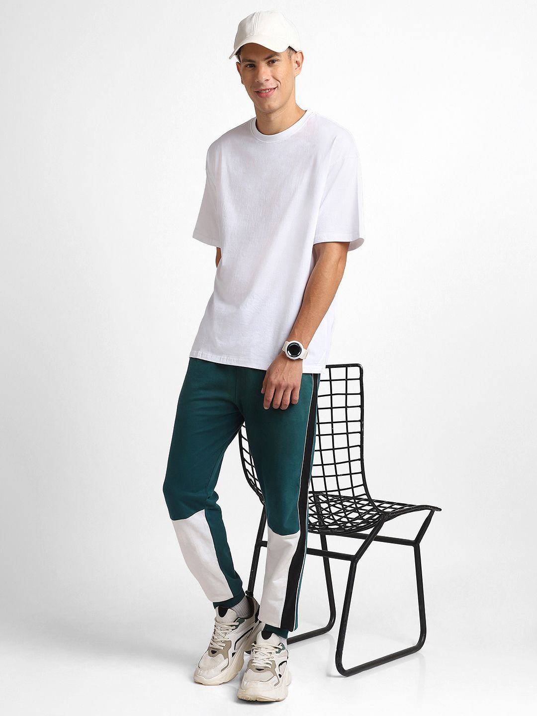 NOBERO Men Oversized Graphic Printed Cotton T-shirt