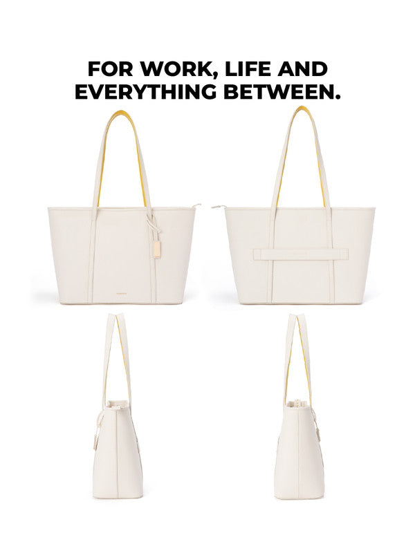 The Astrid Tote_Oatmilk