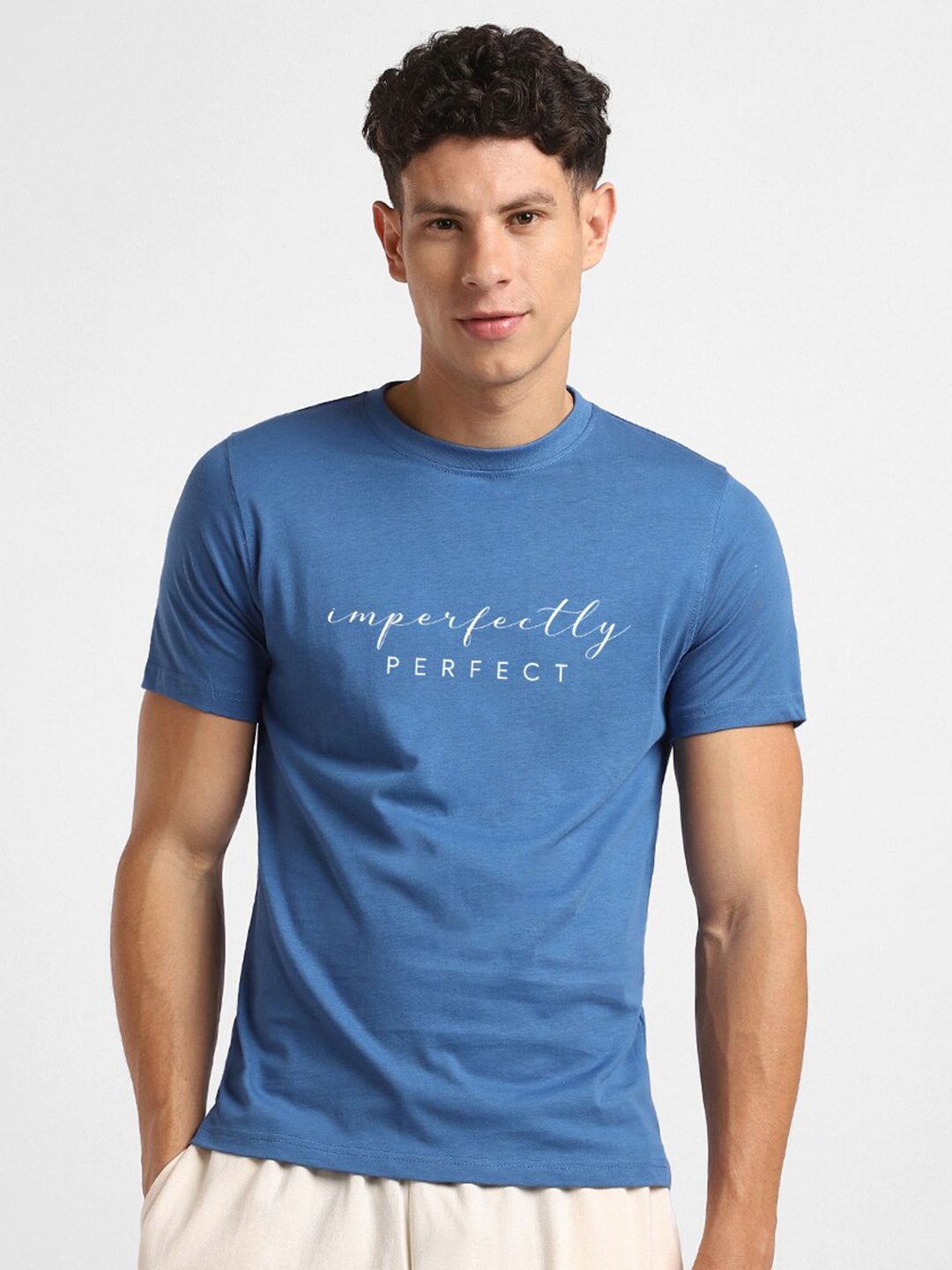 NOBERO Men Typography Cotton T-Shirt Pack of 2