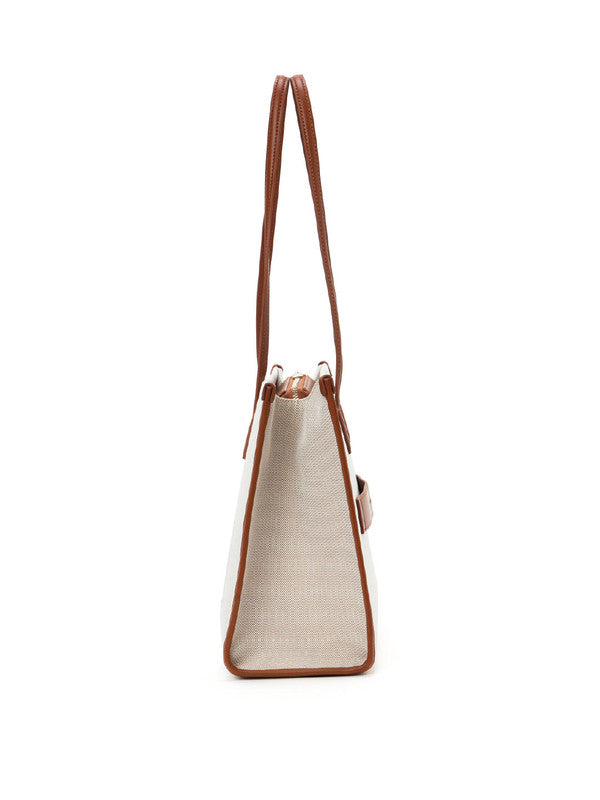 The Skye Tote_Coconut Cream