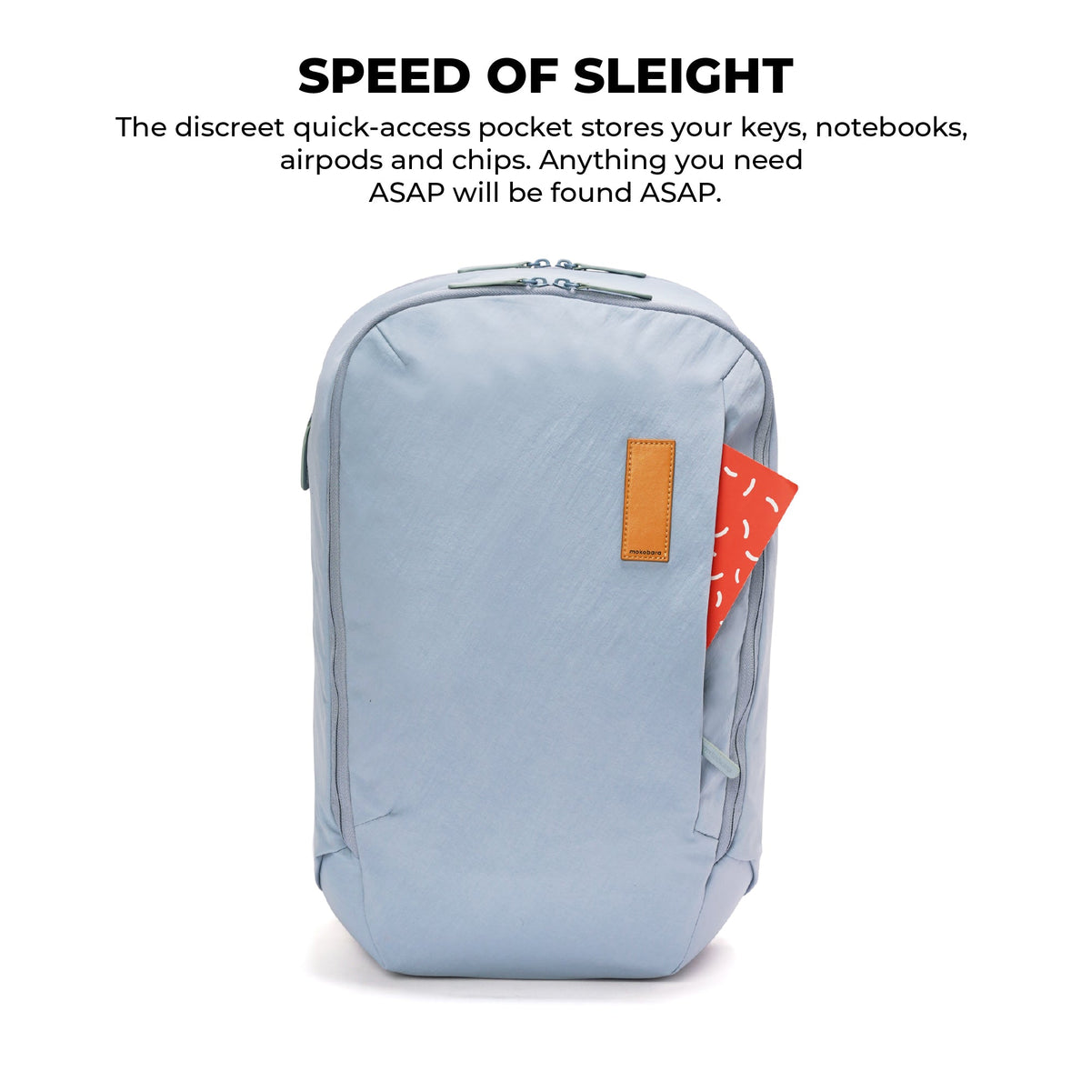 The Aisle Backpack, Ergonomic Design With Padded Straps_Nice Ice